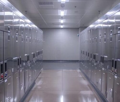 stainless stell pharma locker staff