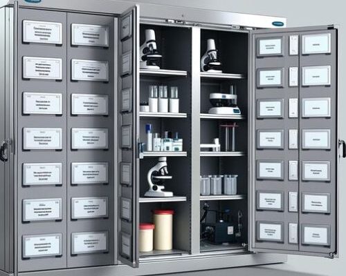 stainless stell pharma locker