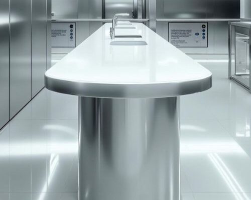 stanless steel lab table